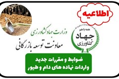 از امروز، ضوابط و مقررات جدید واردات نهاده های دامی / شرایط پرداخت و عملیات حمل